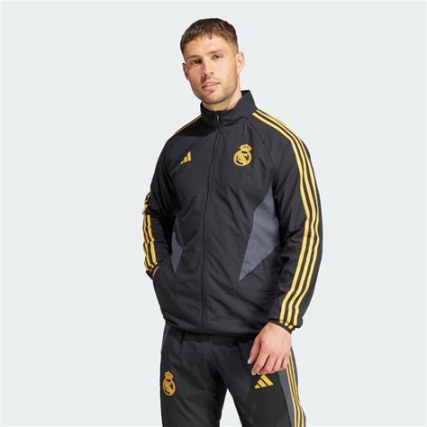 adidas real madrid jacke schwarzer streifen|Real Madrid .